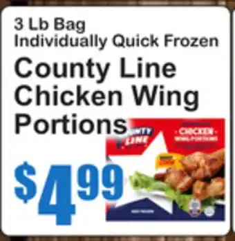 SuperFresh County Line Chicken Wing Portions offer