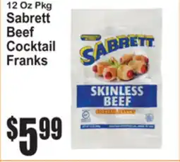 SuperFresh Sabrett Beef Cocktail Franks offer