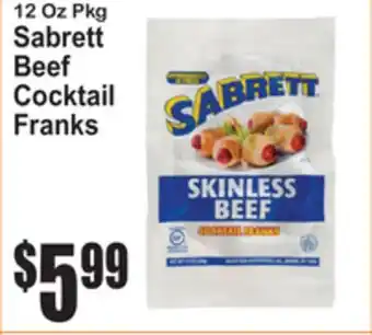 SuperFresh Sabrett Beef Cocktail Franks offer