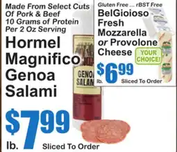SuperFresh Hormel Magnifico Genoa Salami offer