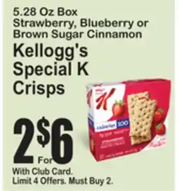 SuperFresh Kellogg's Special K Crisps offer