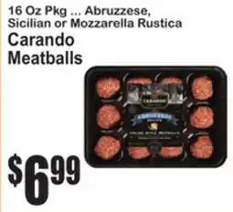SuperFresh Carando Meatballs offer