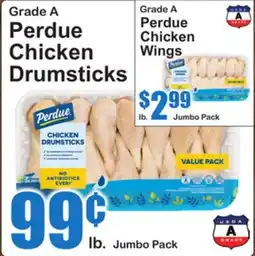 SuperFresh Perdue Chicken Drumsticks offer