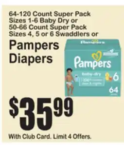 SuperFresh Pampers Diapers offer