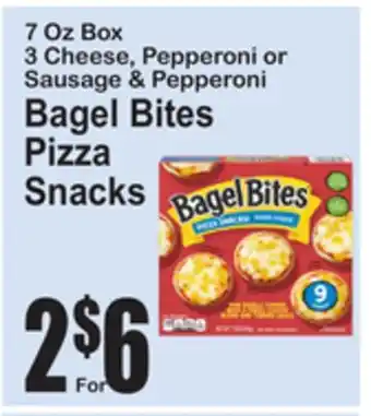 SuperFresh Bagel Bites Pizza Snacks offer