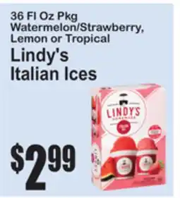 SuperFresh Lindy's Italian Ices offer