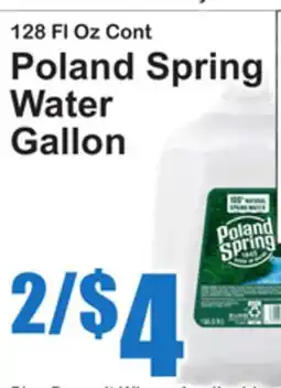 SuperFresh Poland Spring Water Gallon offer