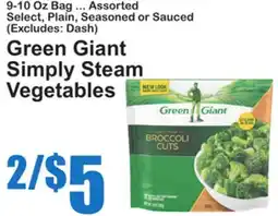 SuperFresh Green Giant Simply Steam Vegetables offer
