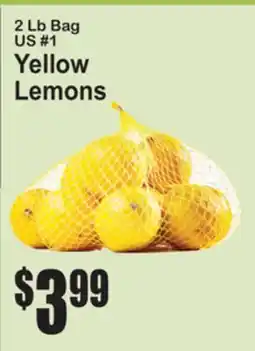 SuperFresh 2 Lb Bag US #1 Yellow Lemons offer