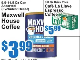 SuperFresh Maxwell House Coffee offer