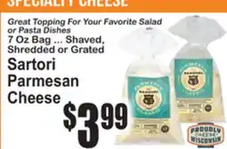 SuperFresh SARTORI PARMESAN CHEESE offer