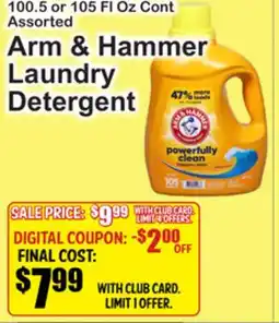 SuperFresh Arm & Hammer Laundry Detergent offer