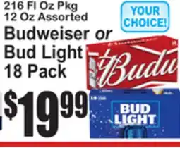 SuperFresh Budweiser or Bud Light offer