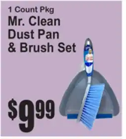 SuperFresh Mr. Clean Dust Pan & Brush Set offer