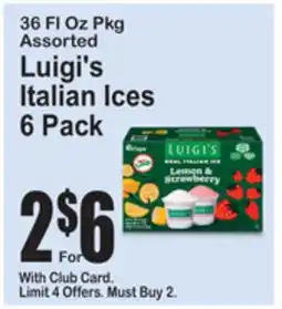 SuperFresh Luigi's Italian Ices offer