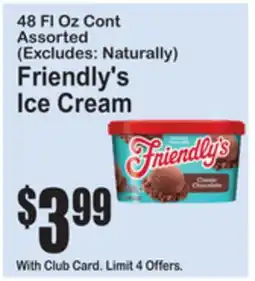 SuperFresh Friendly's Ice Cream offer