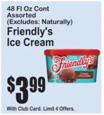 SuperFresh Friendly's Ice Cream offer