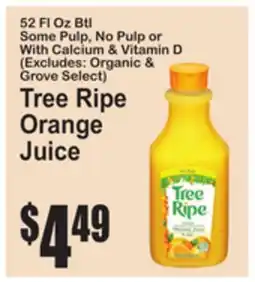 SuperFresh Tree Ripe Orange Juice offer
