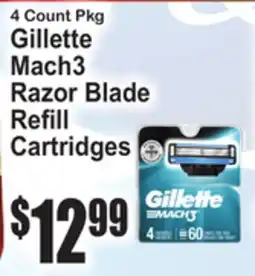 SuperFresh Gillette Mach3 Razor Blade Refill Cartridges offer