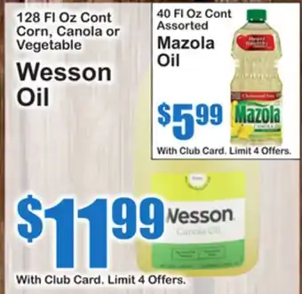 SuperFresh Wesson Oil offer