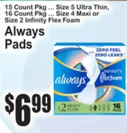 SuperFresh Always Pads offer