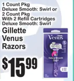 SuperFresh Gillette Venus Razors offer