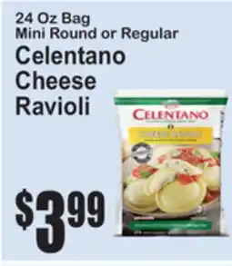 SuperFresh 24 Oz Bag Mini Round or Regular Celentano Cheese Ravioli offer