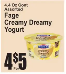 SuperFresh Fage Creamy Dreamy Yogurt offer