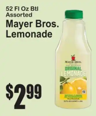 SuperFresh Mayer Bros. Lemonade offer