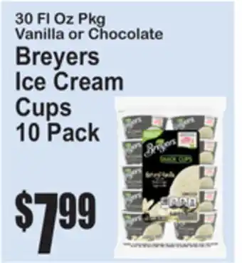 SuperFresh Breyers Ice Cream Cups offer