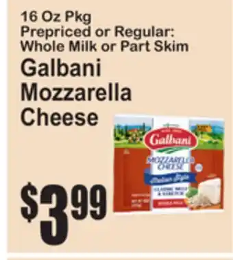 SuperFresh Galbani Mozzarella Cheese offer