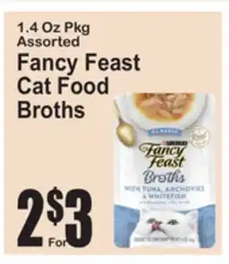 SuperFresh Fancy Feast Cat Food Broths offer