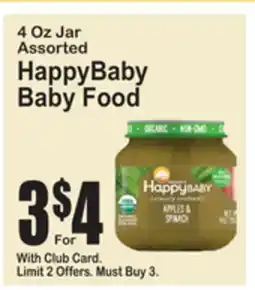 SuperFresh HappyBaby Baby Food offer