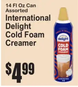 SuperFresh International Delight Cold Foam Creamer offer