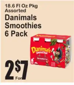 SuperFresh Danimals Smoothies offer