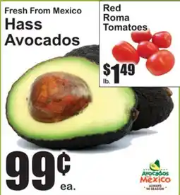 SuperFresh Fresh From Mexico Hass Avocados offer