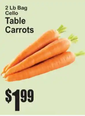 SuperFresh Table Carrots offer