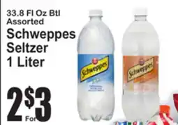 SuperFresh Schweppes Seltzer offer