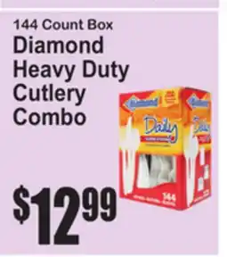 SuperFresh 144 Count Box Diamond Heavy Duty Cutlery Combo offer