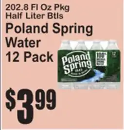 SuperFresh Poland Spring Water offer