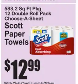 SuperFresh Scott Paper Towels offer