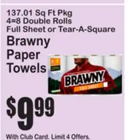 SuperFresh Brawny Paper Towels offer