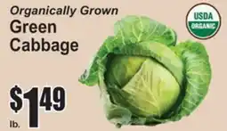 SuperFresh Organically Grown Green Cabbage offer