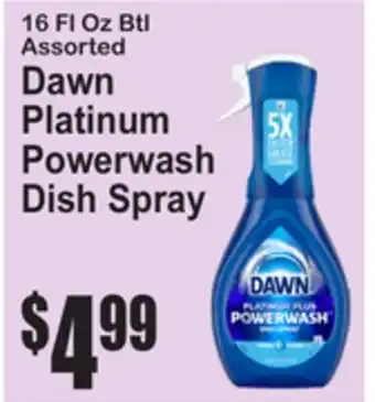 SuperFresh Dawn Platinum Powerwash Dish Spray offer