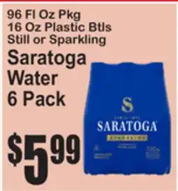 SuperFresh Saratoga Water offer