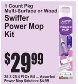 SuperFresh Swiffer Power Mop Kit offer