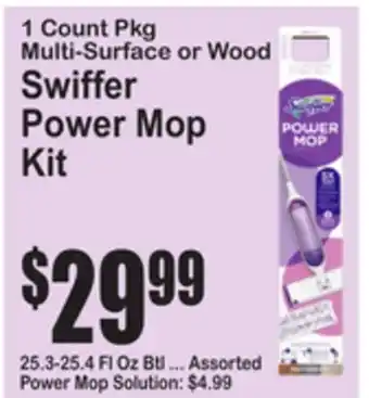 SuperFresh Swiffer Power Mop Kit offer