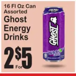 SuperFresh Ghost Energy Drinks offer
