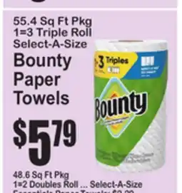 SuperFresh Bounty Paper Towels offer