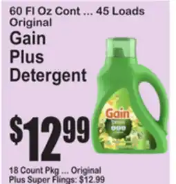 SuperFresh Original Gain Plus Detergent offer
